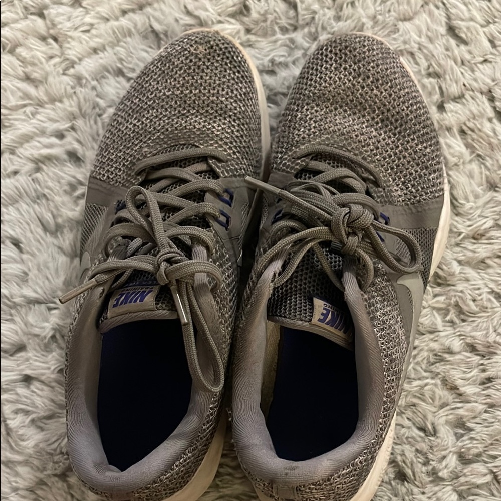 Nike Charcoal Knit Running Shoes